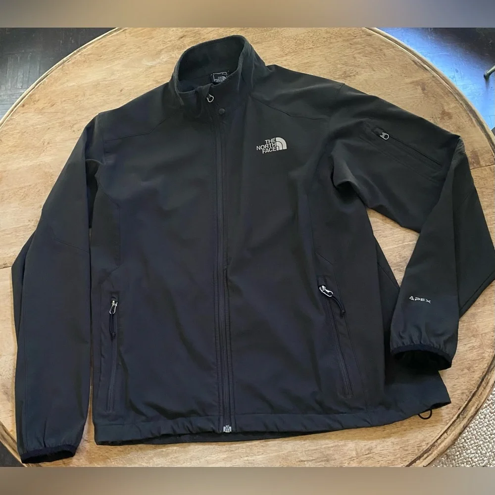 The North Face Men’s Sz‎ L Dk Gray Apex Soft Shell Performance Jacket